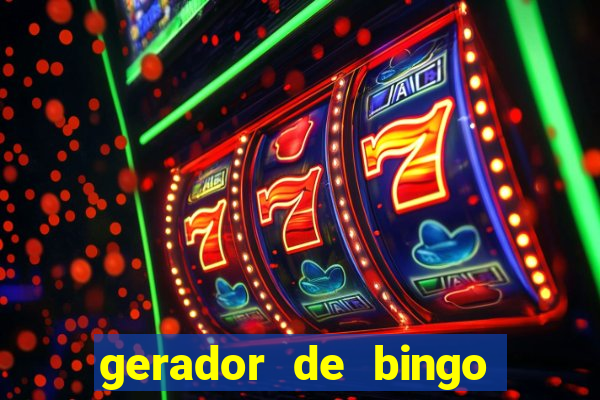 gerador de bingo de palavras